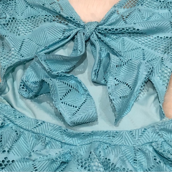 SBO Romper - Tiffany Blue Aztec Bohemian 💗 - Picture 4 of 11